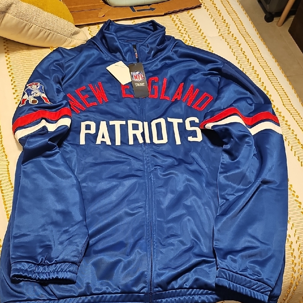 NFL Blue Jacket with Logo Patch